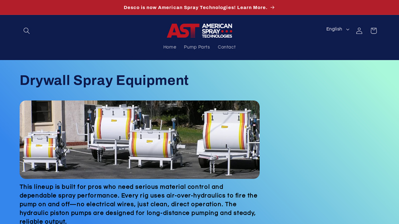 Drywall Spray Equipment