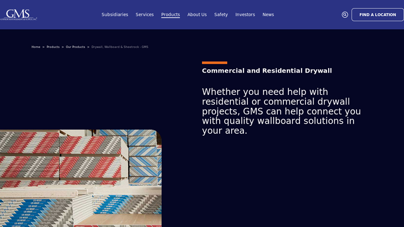 Drywall, Wallboard & Sheetrock