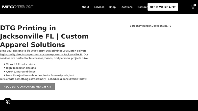 DTG Printing in Jacksonville FL custom t-shirts