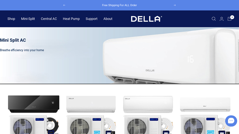 Ductless Mini Split AC (Air Conditioners)