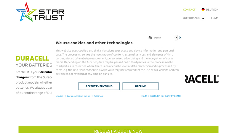 Duracell Battery Distributor