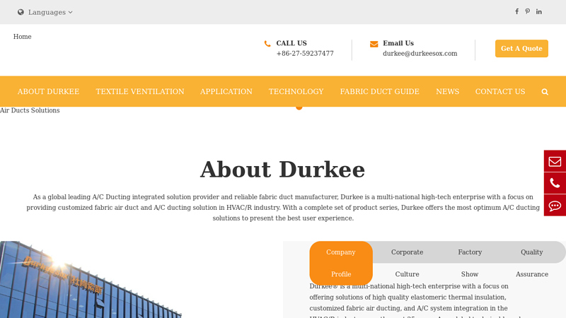 Durkduct Air Duct System