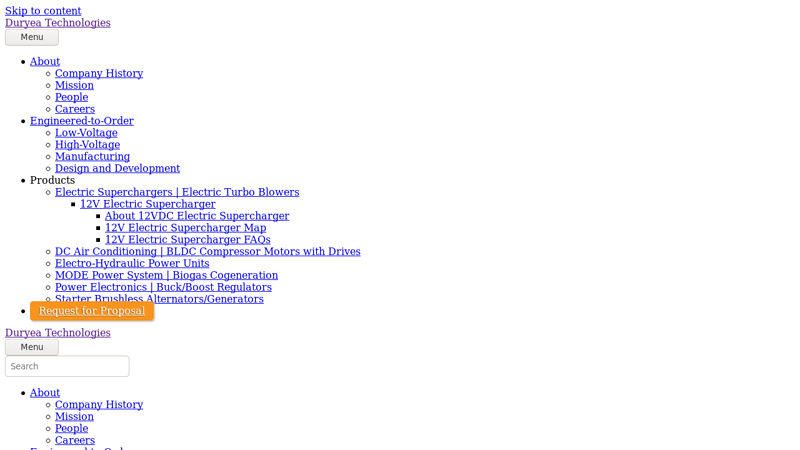 Duryea Technologies makes BLDC motors/generators, brushless ...