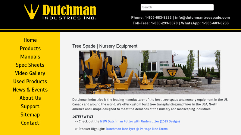 Dutchman Industries: Tree Spade
