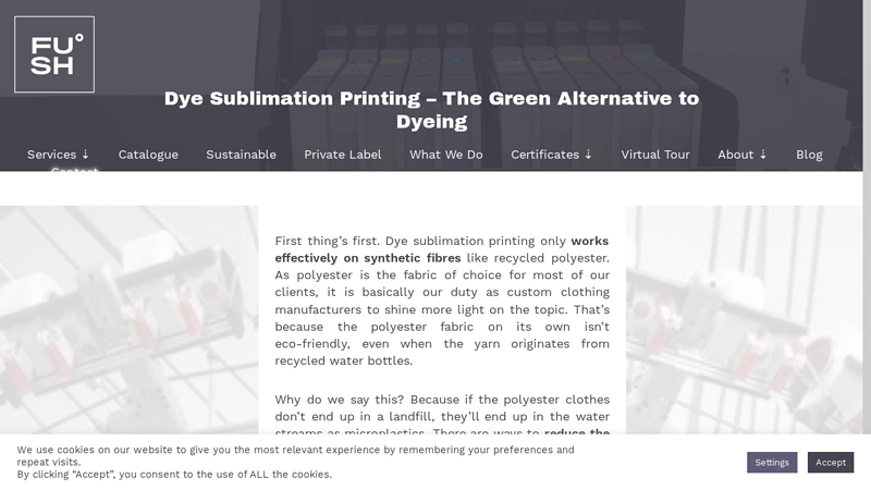 Dye Sublimation Printing