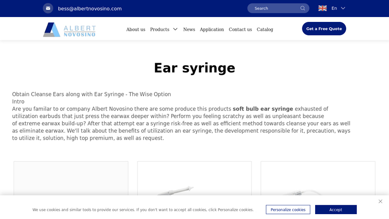 Ear syringe Manufacturer & Supplier in China