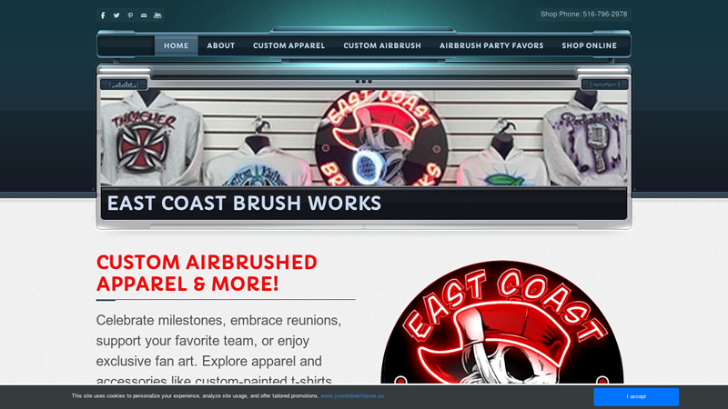 EAST COAST BRUSH WORKS custom t-shirts