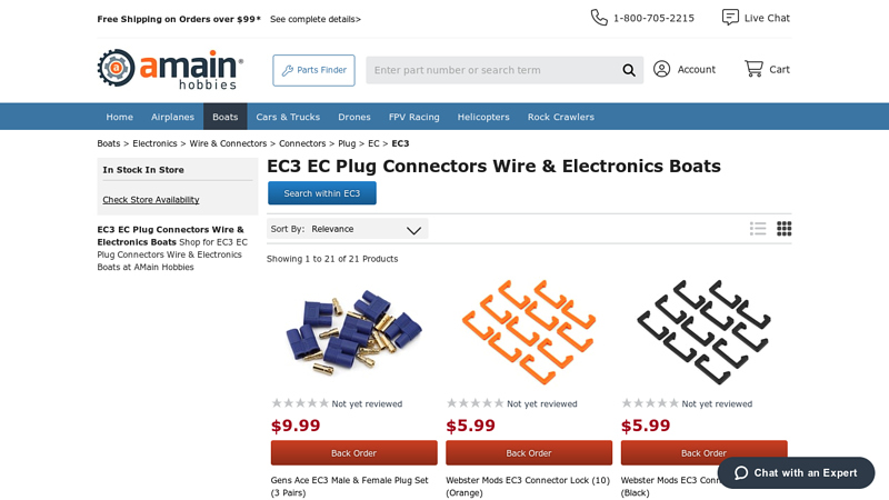 EC3 EC Plug Connectors Wire & Electronics Boats
