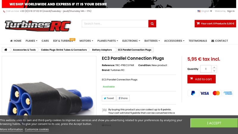 EC3 Parallel Connection Plugs