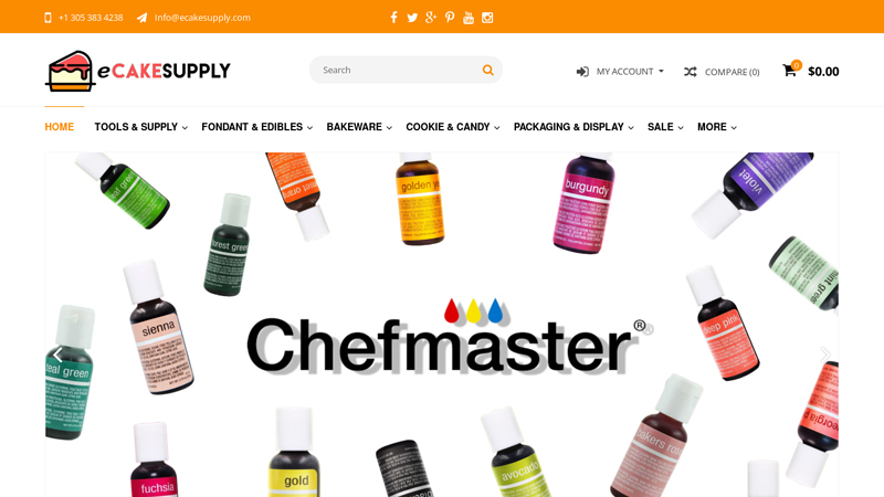 eCakeSupply Cake Supplies Wholesale