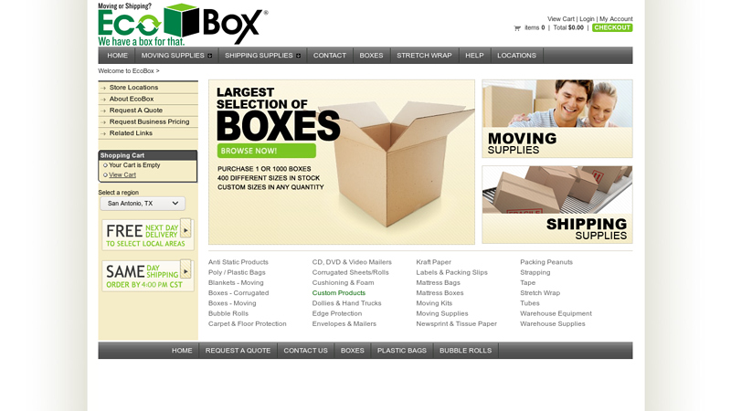 EcoBox: Wholesale Packaging Supplies