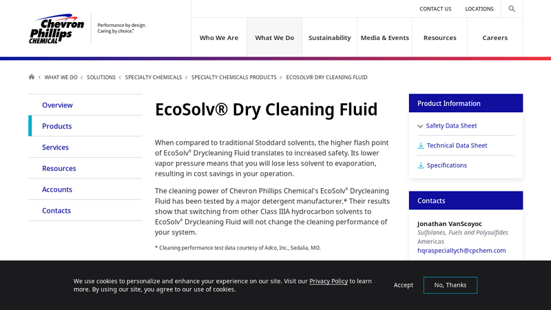EcoSolv® Dry Cleaning Fluid