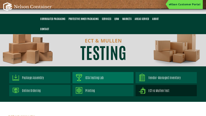 ECT vs Mullen Test for Box Strength