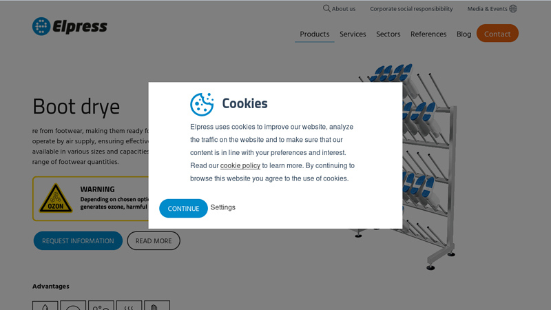 Efficient boot dryers for industrial settings