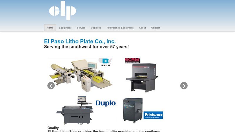 El Paso Litho Plate Company, Inc.