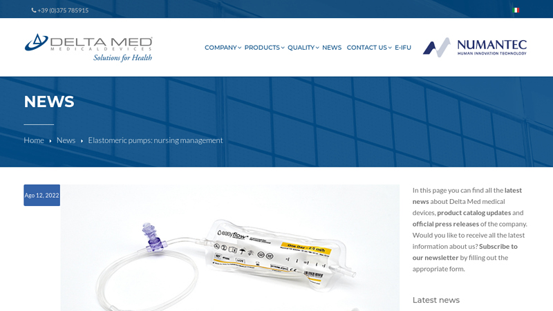 Elastomeric pumps: nursing management