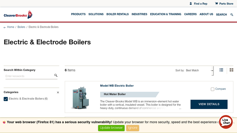 Electric & Electrode Boilers