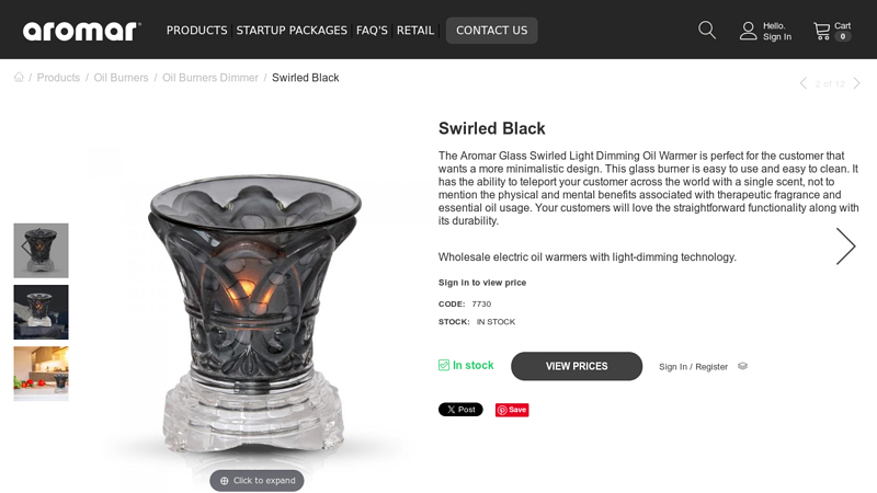 Electric Fragrance Oil Burners For Wholesale