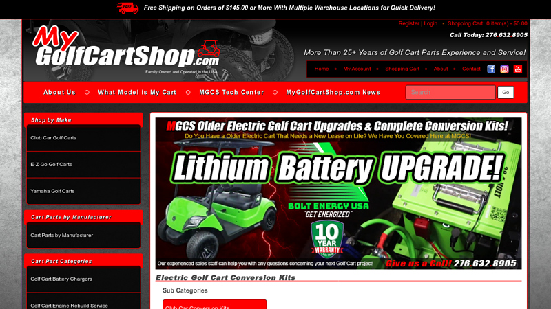 Electric Golf Cart Conversion Kits