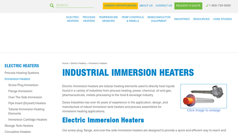 Electric Immersion Heaters