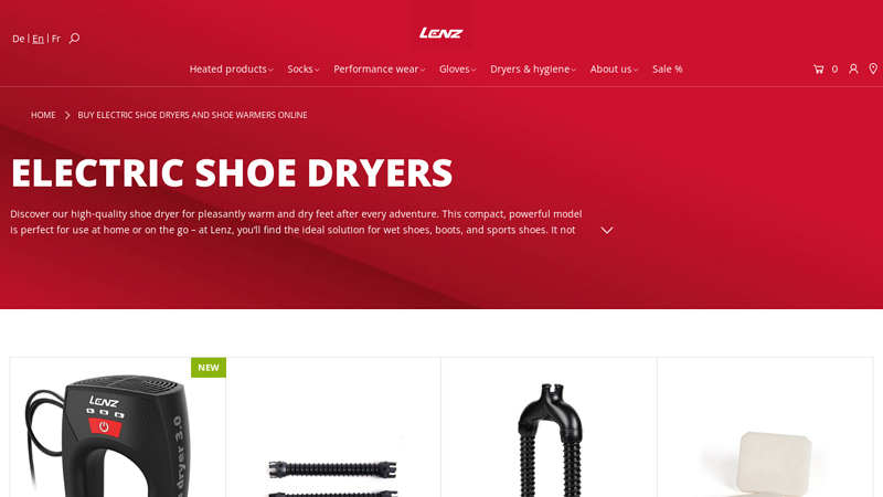 Electric shoe dryers