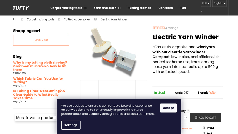 Electric Yarn Winder