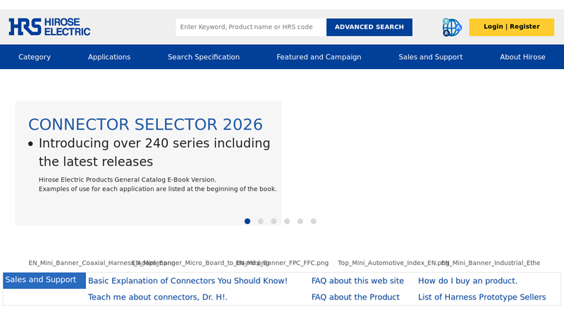 Electrical and Electronic Connectors