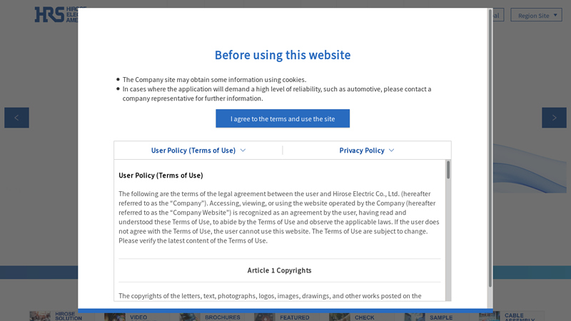 Electrical and Electronic Connectors