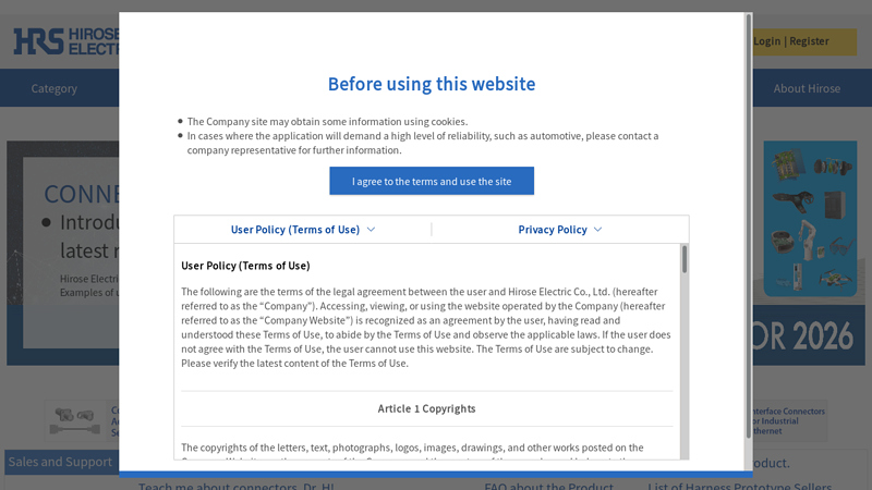 Electrical and Electronic Connectors