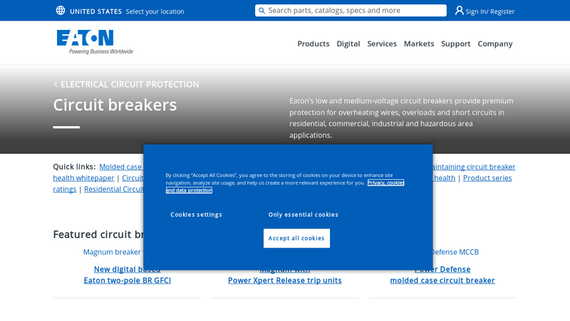 Electrical circuit breakers