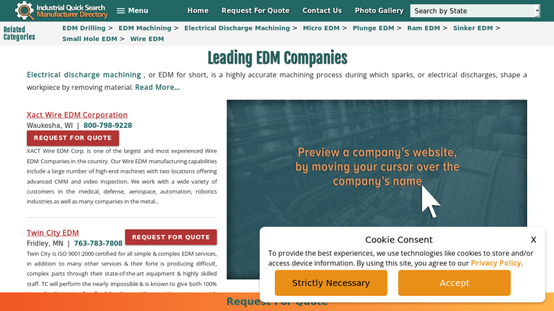 Electrical Discharge Machining Companies