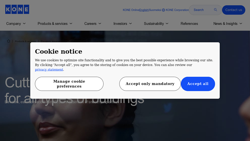 Elevators, escalators and automatic doors