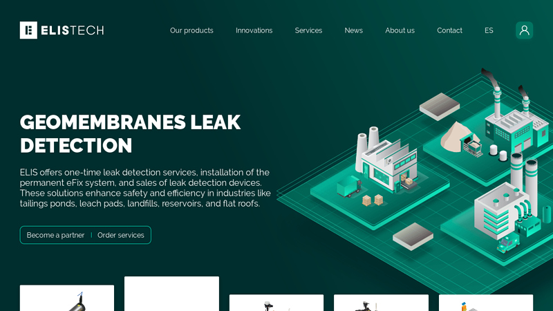 ELIS GEOMEMBRANE LEAK DETECTION