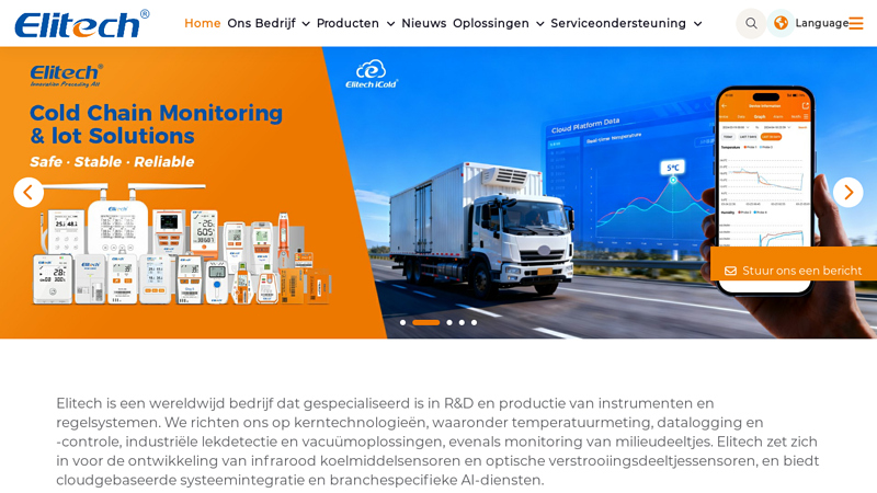 Elitech cold chain, HVACR, refrigeration system control, air quality ...