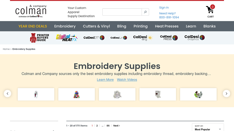 Embroidery Supplies