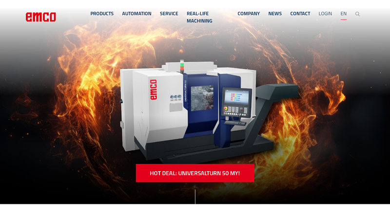 EMCO lathes & milling machines manufacturer, CNC training ...