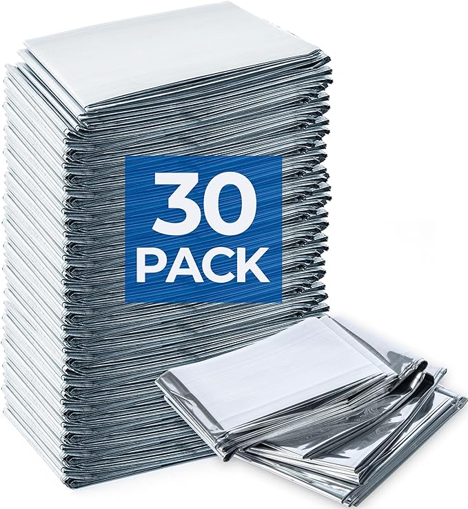 Emergency Blankets (30 Packs, 84