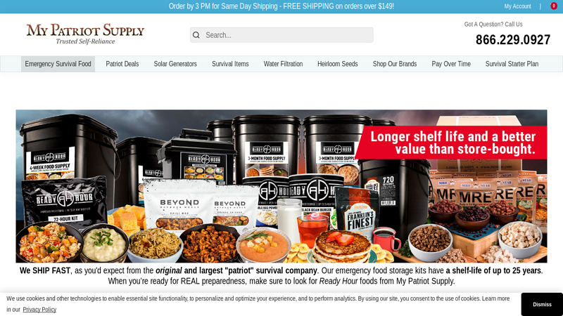 Emergency Food Storage