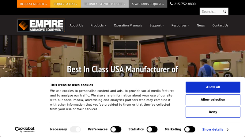 Empire Abrasive Air Blast Equipment