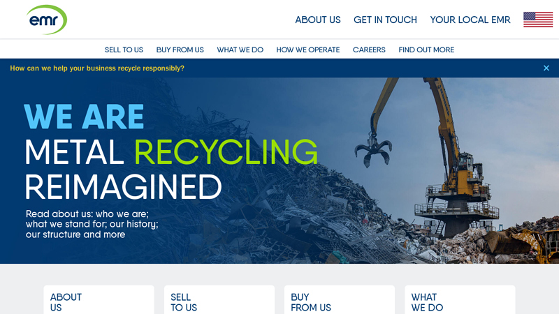 EMR US Corporate website