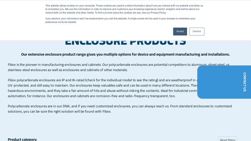 Enclosure and Cabinet Products