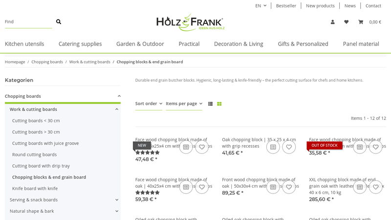 End Grain Butcher Blocks – Durable & Premium Quality