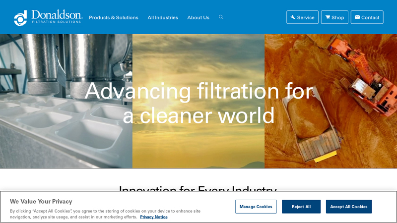 Engine and Industrial Air, Oil and Liquid Filtration