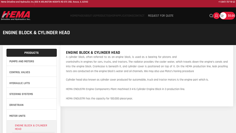 ENGINE BLOCK & CYLINDER HEAD