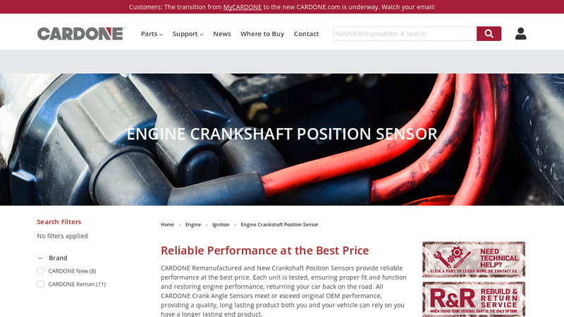 Engine Crankshaft Position Sensor