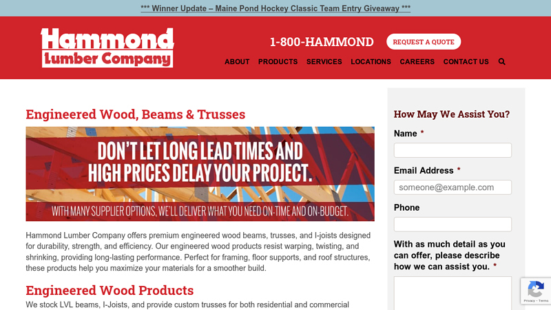 Engineered Wood, Beams & Trusses