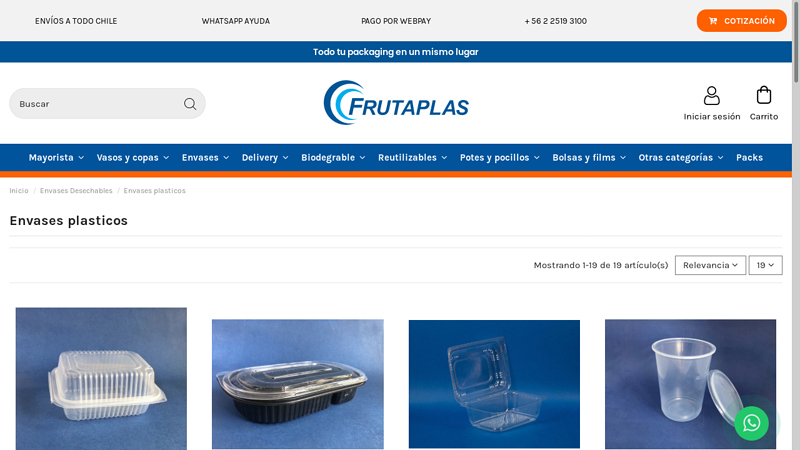 Envases Plásticos para Postres