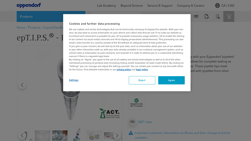 Eppendorf Pipette Tips