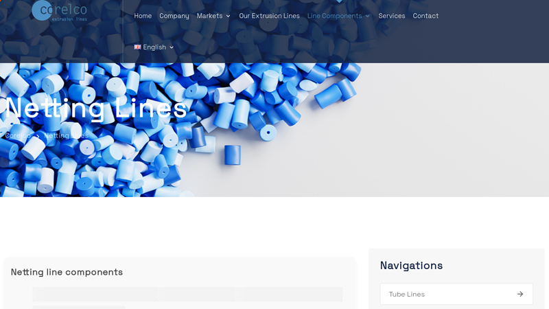 Equipment for Plastic Mesh Extrusion Lines