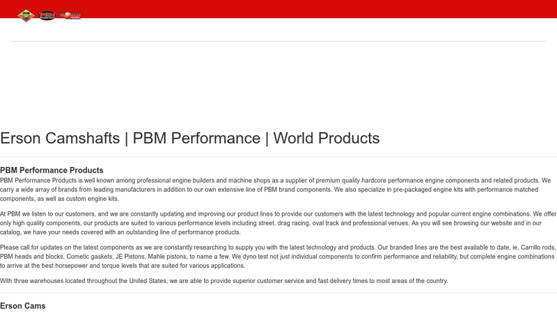 Erson Camshafts